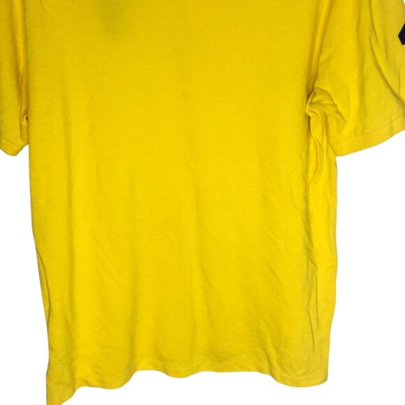 Polo Ralph Lauren Shirt Boy XL 18/20 Yellow Classic Fit Big Pony Number 3 Rugby - Picture 13 of 15